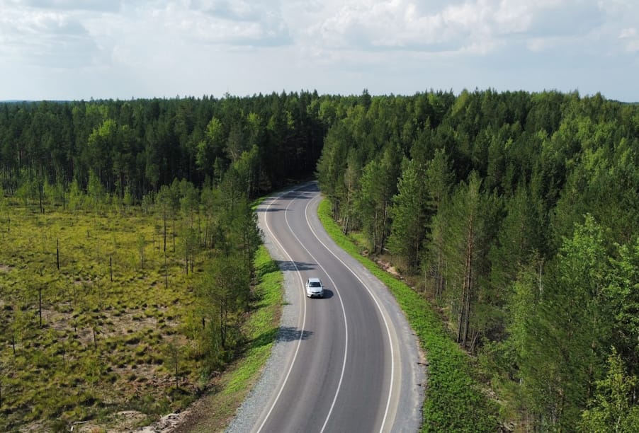 Ханты-Мансийский автономный округ, автодорога Урай – Шаим